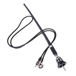 <span class=keywords><strong>Antenne</strong></span> de toit de voiture universelle noire réglable, polarisation verticale, base pivotante, amplificateur de signal, remplace l'<span class=keywords><strong>antenne</strong></span> radio AM/FM en caoutchouc - Product Image 2