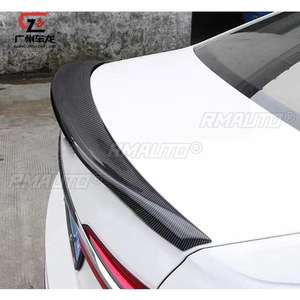 Aileron arrière de voiture pour A6 A6L C8 2019 2020 2021 2022 2023 Kit carrosserie en fibre de carbone, séparateur, diffuseur, aileron de coffre arrière, accessoire - Product Image 6