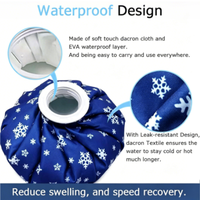 Sac de glace réutilisable personnalisé pour les blessures et le soulagement de la fièvre - Pack de gel chaud et froid pour la thérapie, soulageant les douleurs musculaires, les gonflements et les maux de tête