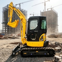 Offre Spéciale : Cabine de Commande Climatisée Complète de Haute Qualité pour Excavatrice sur Chenilles Komatsu PC35, Idéale pour les Travaux de Démolition à Petite Échelle en Intérieur