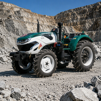 Tracteur agricole Guangjue904 fabriqué dans l'Anhui, 90W, quatre roues motrices, moteur Hitachi, godet de 0,2 m, cabine climatisée, robuste, 5 tonnes