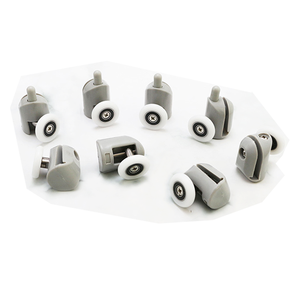 Accesorios de ducha de nailon de aleación de zinc, rodillos individuales, cabina de ducha, ruedas, rodillo de puerta corredera de vidrio - Product Image 1