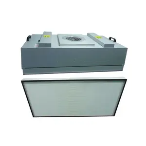 Customized H13 H14 AHU Air Handling Unit Hepa Panel Filter With Fan For Air Filtration System