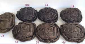 Ampia Disponibilità di Toupet da <span class=keywords><strong>Uomo</strong></span> con Base Australiana, Capelli Umani Europei 100% Vergini, Cuticole Allineate, Nodi Decolorati, Colore Marrone - Product Image 4