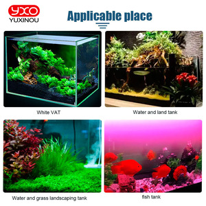 Éclairage Led blanc <span class=keywords><strong>bleu</strong></span> à spectre complet pour <span class=keywords><strong>Aquarium</strong></span>, étanche IP65 AC110v 220v 200W, éclairage pour <span class=keywords><strong>Aquarium</strong></span> avec couvercle PC - Product Image 5
