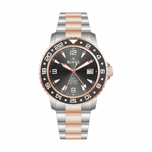 Montres de luxe pour hommes Forshining, sportives, automatiques, mouvement mécanique GMT, élégantes, de plongée, pour les affaires, fabriquées en Chine - Product Image 1