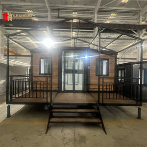 Casa prefabbricata moderna del contenitore con la casa stregata prestade della tenda dell'aria con gli accessori - Product Image 1