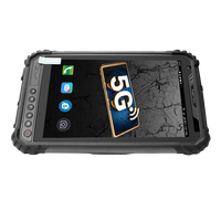 Tablet PC Industrial de 8 Pulgadas con NFC, PDA Todo en Uno con Escáner de Código de Barras, Verificador de Precios, Tablet PC Android 15 5G Resistente