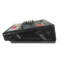 Console de mixage audio professionnelle XTUGA MX-403 2*250W 4 canaux avec 16 effets DSP, interface USB, vidéo et éclairage