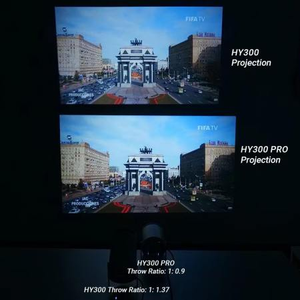 Proyector HY300 Pro, Nuevo, Pequeño, de 2.69 Pulgadas, Lindo, para Cine en Casa, WiFi 5G, Sistema Inteligente Android 11, Mini HD Nativo de 720P - Product Image 2