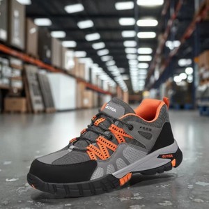 Calzado de Seguridad AmpsafeX con Puntera de Acero y Fibra de Carbono, Parte Superior de Microfibra Resistente a Pinchazos, Botas de Trabajo Industriales, Personalización OEM - Product Image 3