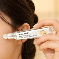 Sérum Ampoule au Collagène Recombinant Lissant, Raffermissant et Anti-rides pour le Visage, Usage Unique, Soin de Voyage