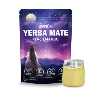 BSTBIO OEMパケットピュアYerba MateエキスピーチマンゴーフレーバーインスタントYerba Mateティーパウダー - Product Image 2