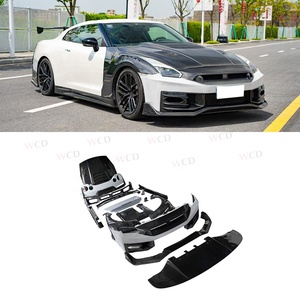ชุดบอดี้คิทสำหรับ Nissan <span class=keywords><strong>GTR</strong></span> R35คาร์บอนไฟเบอร์/ชุดตัวถัง Frp อัพเกรดกันชนหลังกระโปรงข้างสปอยเลอร์สปอยเลอร์ - Product Image 1