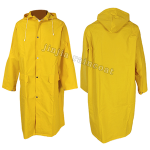 Meilleur imperméable veste robuste pvc polyester jaune imperméable agriculture agriculture agriculture mineurs imperméables pour adultes - Product Image 5