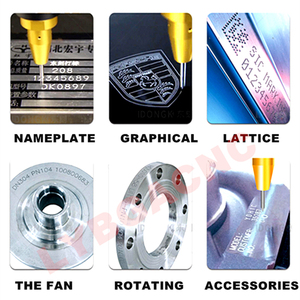 เครื่องทำเครื่องหมายป้ายชื่อ300X200มม. หน้าจอสัมผัสนิวเมติกไฟฟ้าตั้งโต๊ะ3แกนตัวแกะ110/160อุปกรณ์เสริมเครื่องแกะสลักเครื่องหมายบนโต๊ะ - Product Image 6