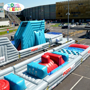 Percorso a Ostacoli Gonfiabile Commerciale per Eventi, Corsa Gonfiabile Pazza per Adulti 5k - Product Image 1