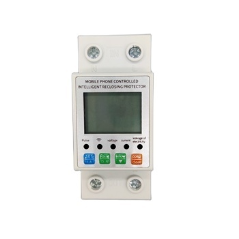 Single Phase Tuya WiFi Smart Circuit Breaker Energy Power kWh Meter Timer Relay Switch With Leakage Protection
