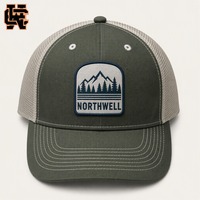 Casquette de baseball vert olive personnalisable avec logo brodé, ajustable, unisexe, en sergé de coton, style trucker ou dad hat, pour le sport, vente en gros, OEM