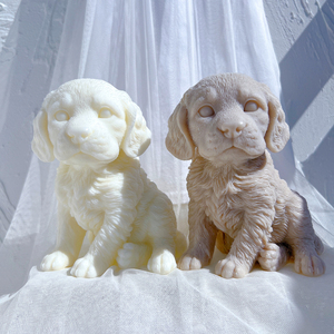 Moule à bougie en silicone pour chiot Springer Spaniel, animaux, chiots, cire de soja, décoration pour la maison pour les amoureux des chiens - Product Image 1