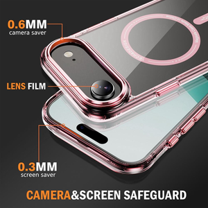 Sang Trọng Rõ Ràng Magnetic Điện Thoại Di Động Trường Hợp Bìa Đối Với <span class=keywords><strong>iPhone</strong></span> 17 Nam Châm Không Khí Trường Hợp Hỗ Trợ Không Dây Sạc Điện Thoại Trường Hợp Đối Với <span class=keywords><strong>iPhone</strong></span> 16 - Product Image 6