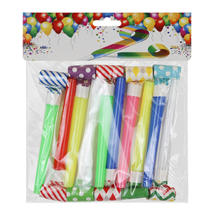 Fischietti <span class=keywords><strong>Musicali</strong></span> con Frange Metalliche Glitterate per Feste di <span class=keywords><strong>Compleanno</strong></span>, Baby Shower, Capodanno, Favori per Bambini - Product Image 2