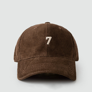 หมวกเบสบอลหมวกปีกโค้งแบบปรับได้6แผงปักโลโก้สีเทาสีดำคลาสสิก - Product Image 1