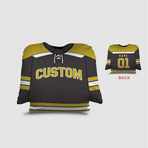 Uniformes de hockey à rouleaux avec design de maillot de hockey en ligne personnalisé réversible vierge sublimé à la mode broderie sur mesure - Product Image 6