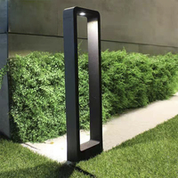 SOFIT Elektrikli Peyzaj Alüminyum 7W 60cm LED Bahçe Lambası IP54 Dereceli 6000K Gün Işığı 3-5m2 Siyah Ra95 Dokunmatik Kontrol 2 Yıl Garantili