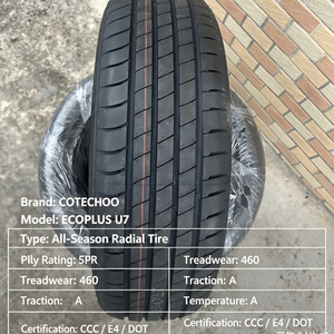 Neumático Radial COTECHOO 195/55R16 para Todas las Estaciones, M+S 5PR, Treadwear 460, Certificación DOT E4 CCC, Disponible en Varios Tamaños - Product Image 4