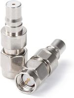 Conector Coaxial RF SMA Macho a QMA Hembra, Material de Contacto de Cobre