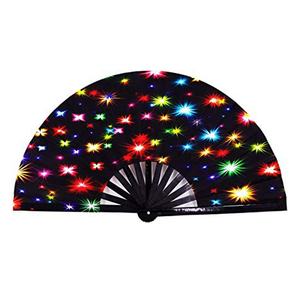 ฉันเป็นแฟนของคุณ พัดมือพับได้ขนาดใหญ่ สำหรับงาน EDM, เทศกาลดนตรี, คลับ, งานอีเว้นท์, ปาร์ตี้, การเต้นรำ, ของตกแต่ง (ไฟนีออน) - Product Image 2