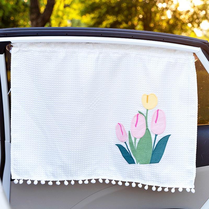 Grand rideau tulipe 62 415cm