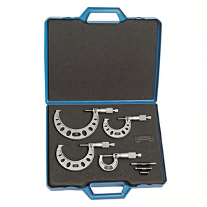 Ttake External <b>Micrometer</b> Set 0-25mm 25-50mm 50-75mm 75-100mm With Anvil And Spindle For Precision Measurement - Product Image 2