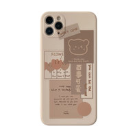 Coque de téléphone ins style littéraire pour iPhone 16, iPhone 17/11, iPhone 13 mat, iPhone X souple tout compris, iPhone 15 Pro, compatible Huawei