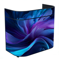 Pantalla LED Curva para Interiores con Módulo GOB Personalizado OEM, L1065x1100mm, 600nits, para Recepción de Hoteles y Comercios