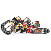 Accessoires pour hommes et femmes, ceinture à boucle à ardillon en alliage noir de qualité supérieure, tendance hip-hop, de luxe, personnalisée
