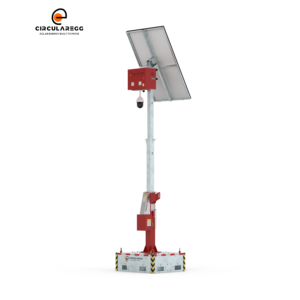 [En Stock] Remolque Solar para CCTV Circularegg GD460S con Mástil de 4.5M, Batería y Resistencia al Agua IP65 - Product Image 4