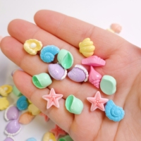 Miniature in Resina di Cavalluccio Marino, Granchio e Pesce, Serie Oceano, Accessori Decorativi per Gioielli Fai-da-Te e Scrapbooking