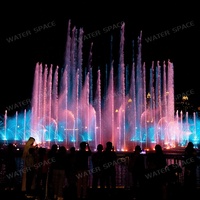 Fuente Musical Flotante Grande para Lagos, Sistema de Control DMX Programable, Equipo de Paisajismo para Exteriores, Directo de Fábrica
