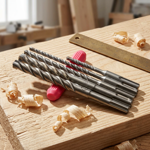 Foret à percussion SDS-PLUS en carbure intégral à 4 coupes pour maçonnerie, béton, armatures, pierre, brique, bois – Longue durée de vie – Modèle 2026-Durable - Product Image 3