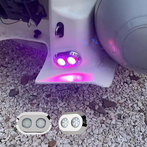 Морские аксессуары WEIKEN 120 Вт 12 В RGB подводный светодиодный фонарь для лодки и яхты - Product Image 2