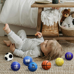 ลูกบอลกระโดดของเล่นกีฬา unisex น้ำหนักเบาพิมพ์โลโก้ออกแบบได้ตามต้องการ - Product Image 4