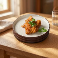 9 inch duurzaam gepolijst melamine dinerbord met aangepast patroon voor restaurant- en hotelgebruik