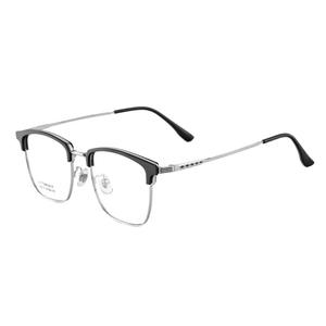 Monture de lunettes rectangulaire en titane pour homme Danyang, monture intégrale, verres en acrylique légers 23-8 - Product Image 1