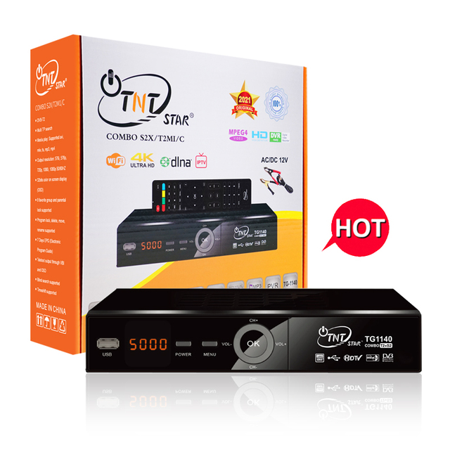 TNTSTAR TG-1140 New Mp4 Tv Decoder Full  Mpeg4 Set Top Box tiger Receiver Hf Receiver DVB C Set Top Box, Receiver