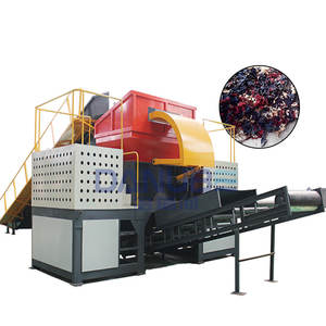 Broyeur automatique à double arbre pour déchets textiles, machine à broyer les sacs tissés, machine à déchiqueter les textiles usagés - Product Image 1