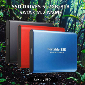 SATA3.0 harici Metal kabuk SSD 8MB önbellek 6 Gb/s arabirim 512GB-8TB dizüstü/masaüstü için yeni - Product Image 2