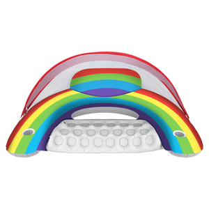 Tùy Chỉnh Dành Cho Người Lớn An Toàn Thoải Mái PVC Hồ Bơi <span class=keywords><strong>Float</strong></span> Với Tán Nước Vui Vẻ Nổi Hồ Bơi Bơm Hơi Nổi Người Lớn - Product Image 5