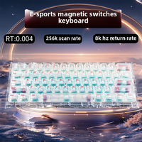 Clavier mécanique de jeu GATERON E-Sports, nouveau, USB, RGB, 61 touches, compatibilité avec les axes magnétiques, pour PC portable, ordinateur de bureau en plastique